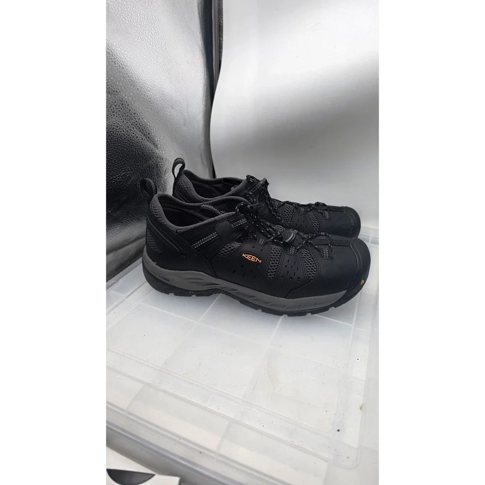 KEEN UTILITY Atlanta Cool II, Men's Black/Dark Shadow, Steel Toe, EH, Slip...